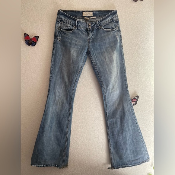 Low Rise Flared Jeans - Picture 1 of 3
